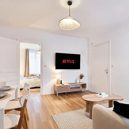 Le Cocon, Centre-ville, Calme, 4 Personnes, Proche Commerces Apartamento